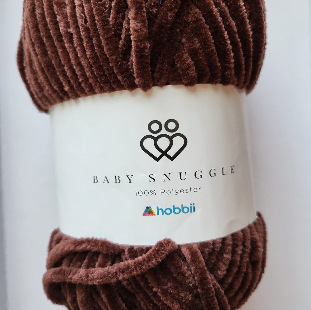 Baby Snuggle yarn in brown